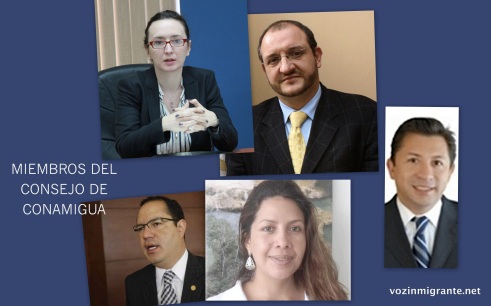 Miembros del Consejo de CONAMIGUA que aprobaron las modificaciones al Reglamento Interno de Asesores. Infografía: La Voz
